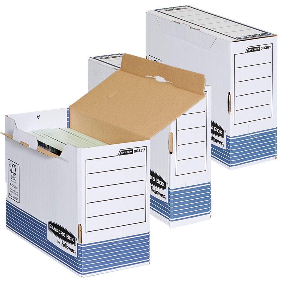 Bankers Box Archivboxen für Ordner 15,5 x 26,5 x 32,7 cm Bankers Box Archivboxen für Ordner 15,5 x 26,5 x 32,7 cm